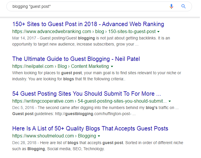 guest post to get backlinks