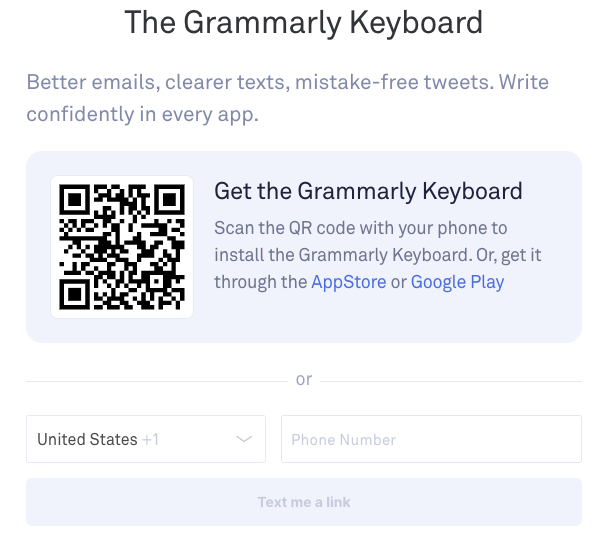 grammarly mobile