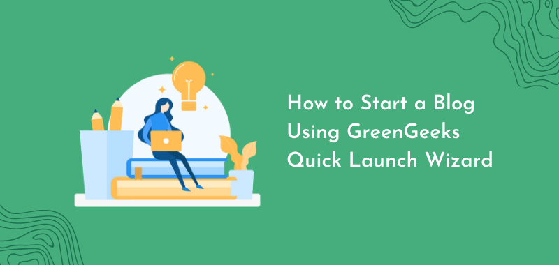 how to start blog using greengeeks