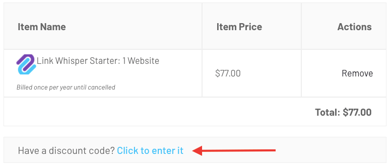 link whisper pricing before discount