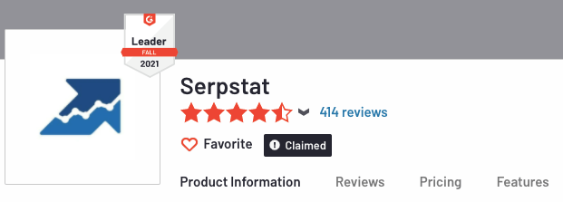 serpstat g2 reviews
