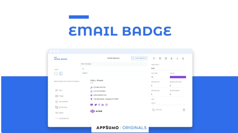 appsumo email badge