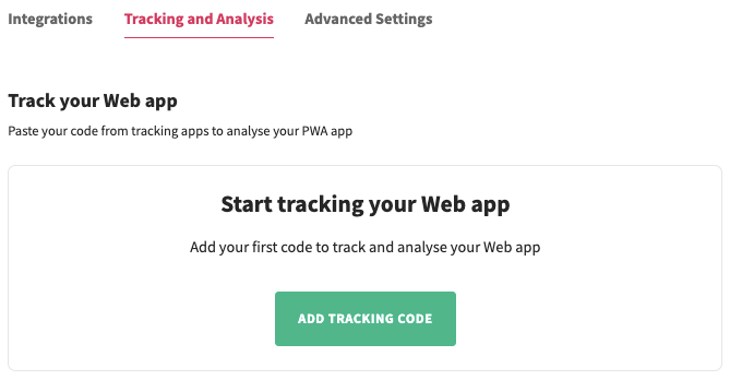 passion io tracking external app