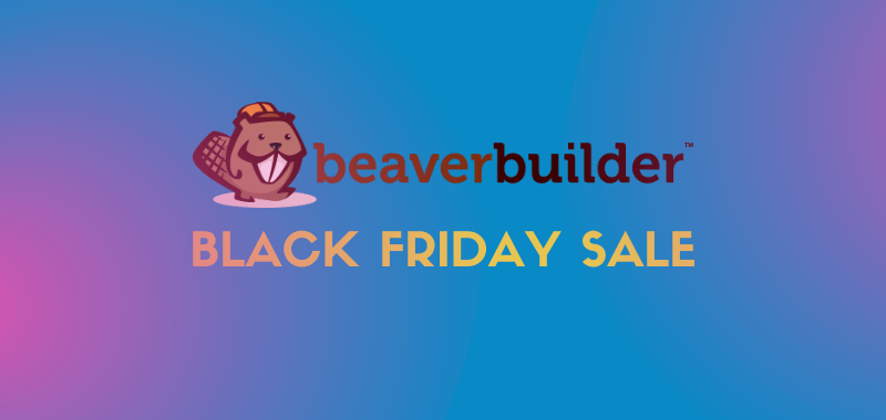 beaver builder black friday