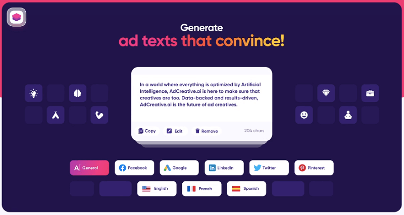 ad creative ai generate ad texts