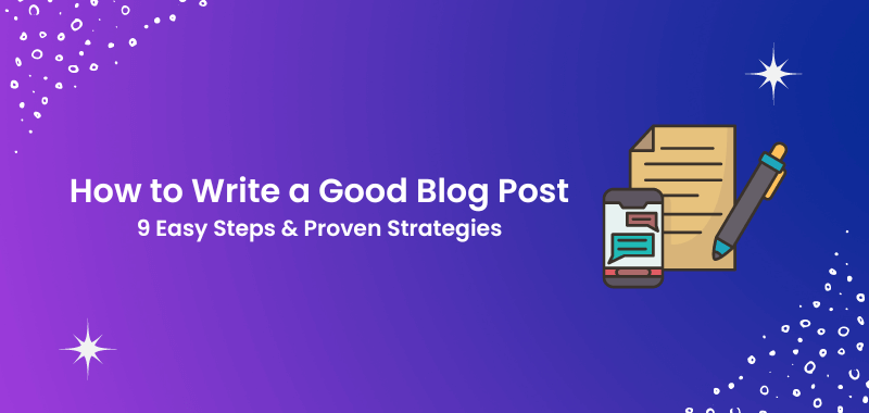 how to write a good blog post