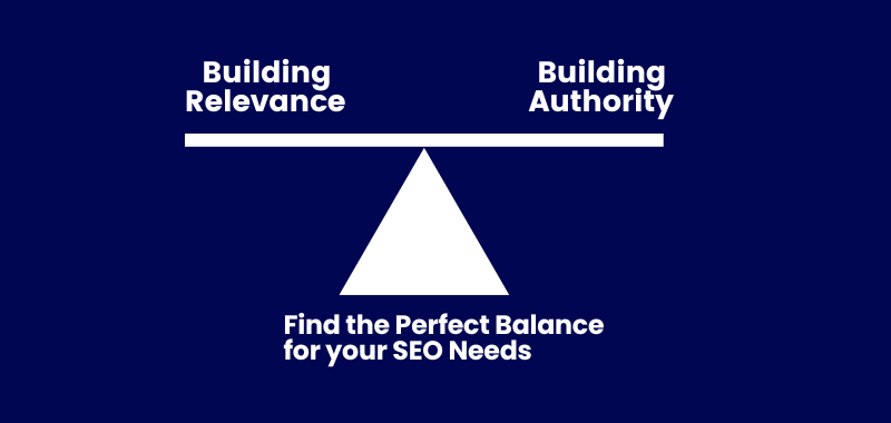 balance relevance and authority