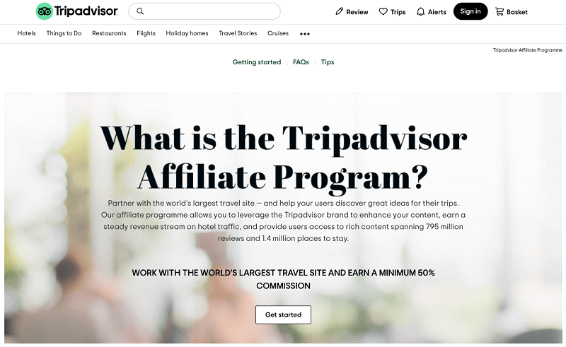tripadvisor affiliate program