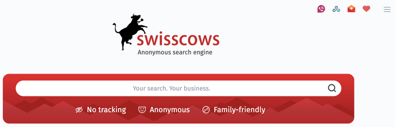 swisscows conservative search engine